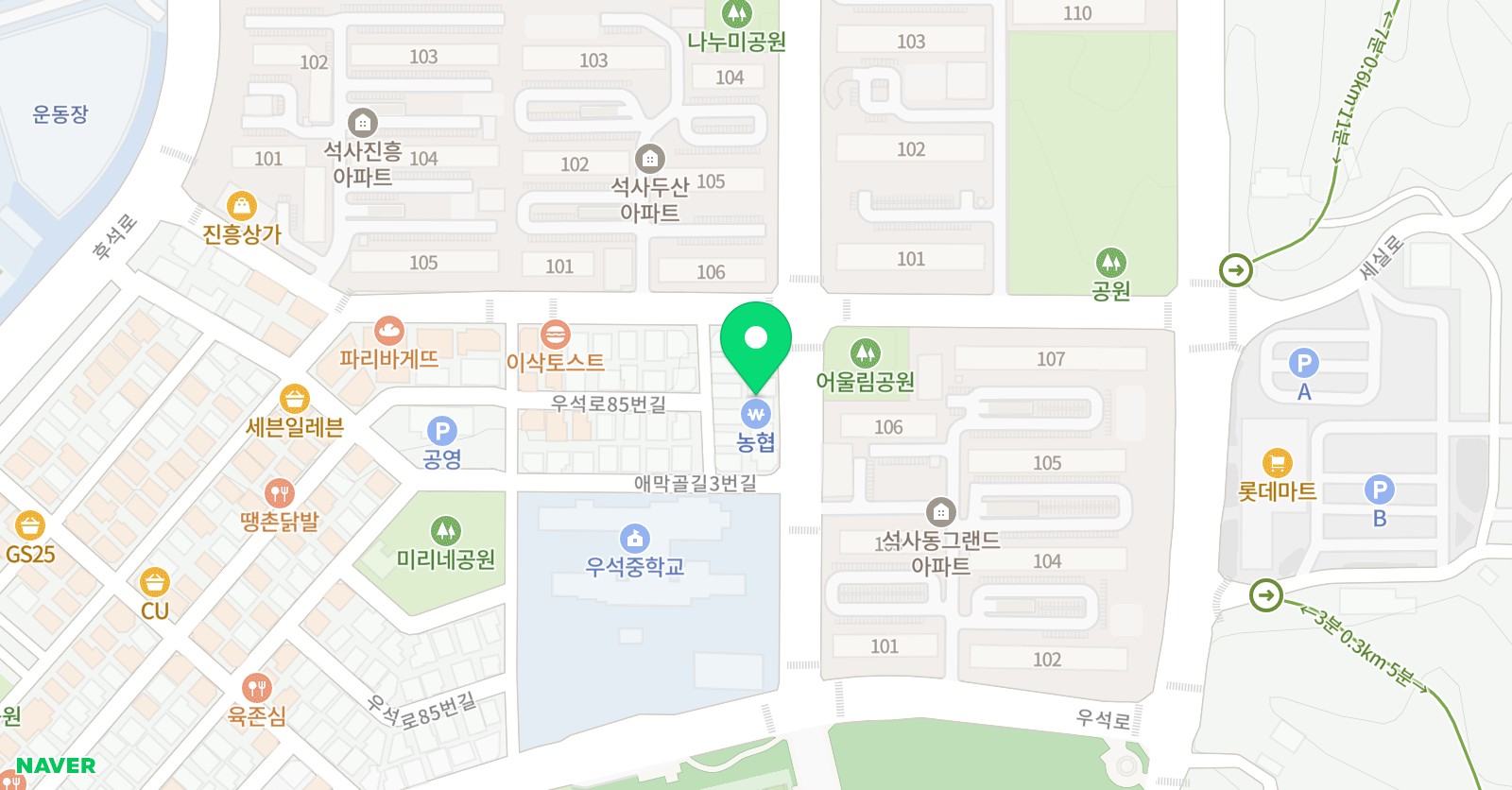 보기 수학 위치