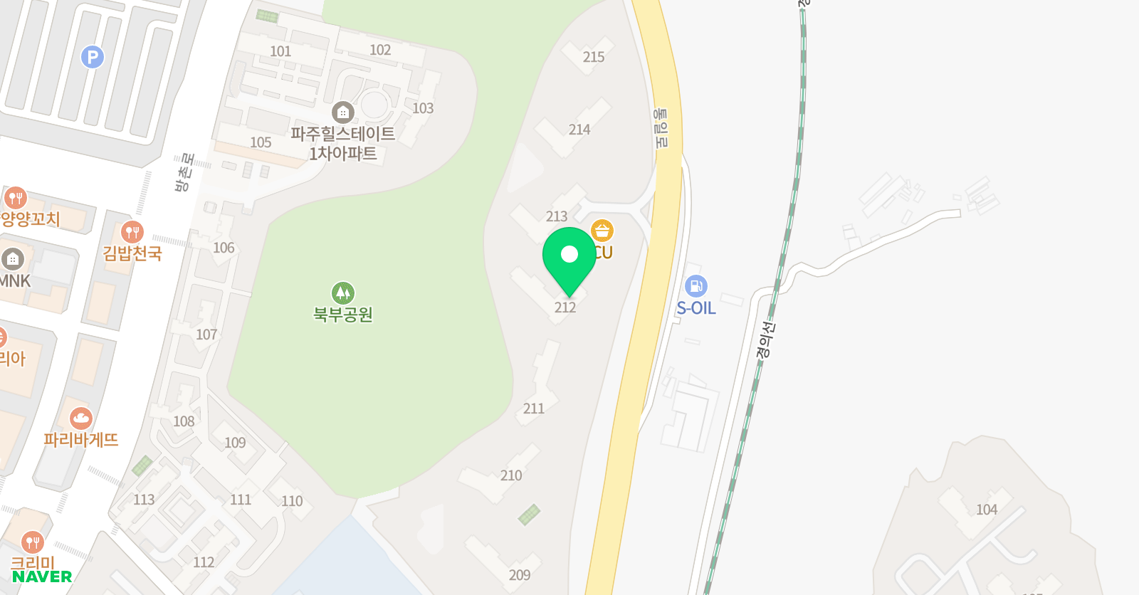 홈런스마트 학습센터 파주문산점 위치