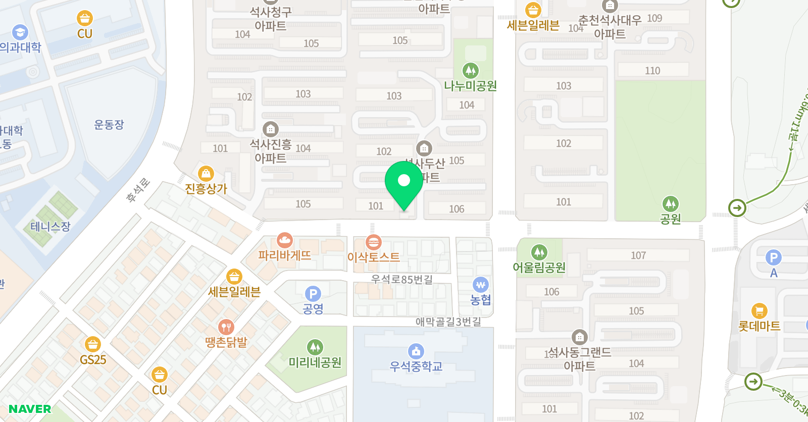 오케이 영어학원 위치