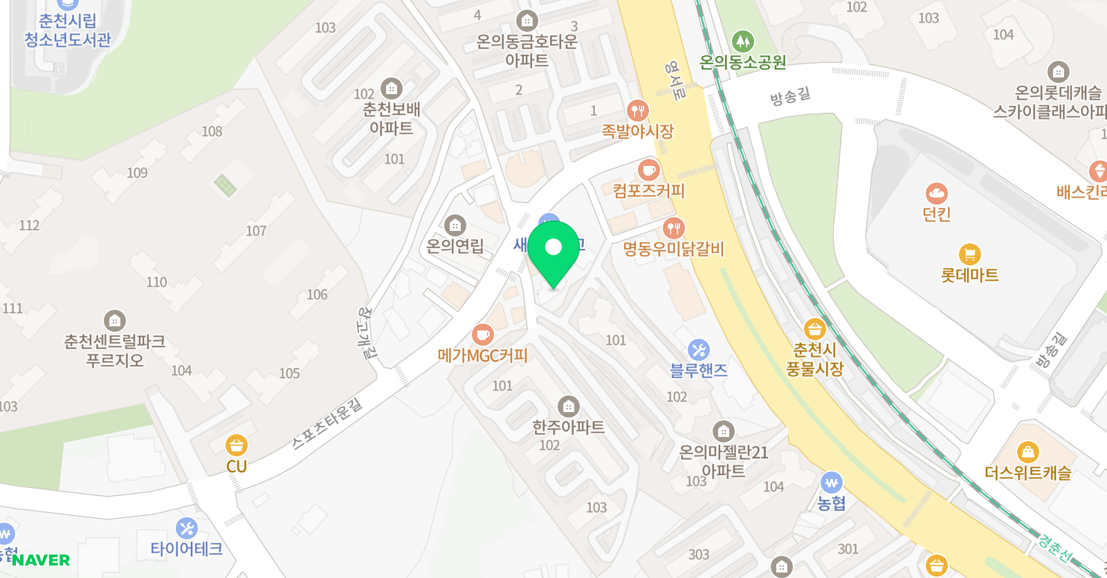 매쓰릴 수학학원 위치