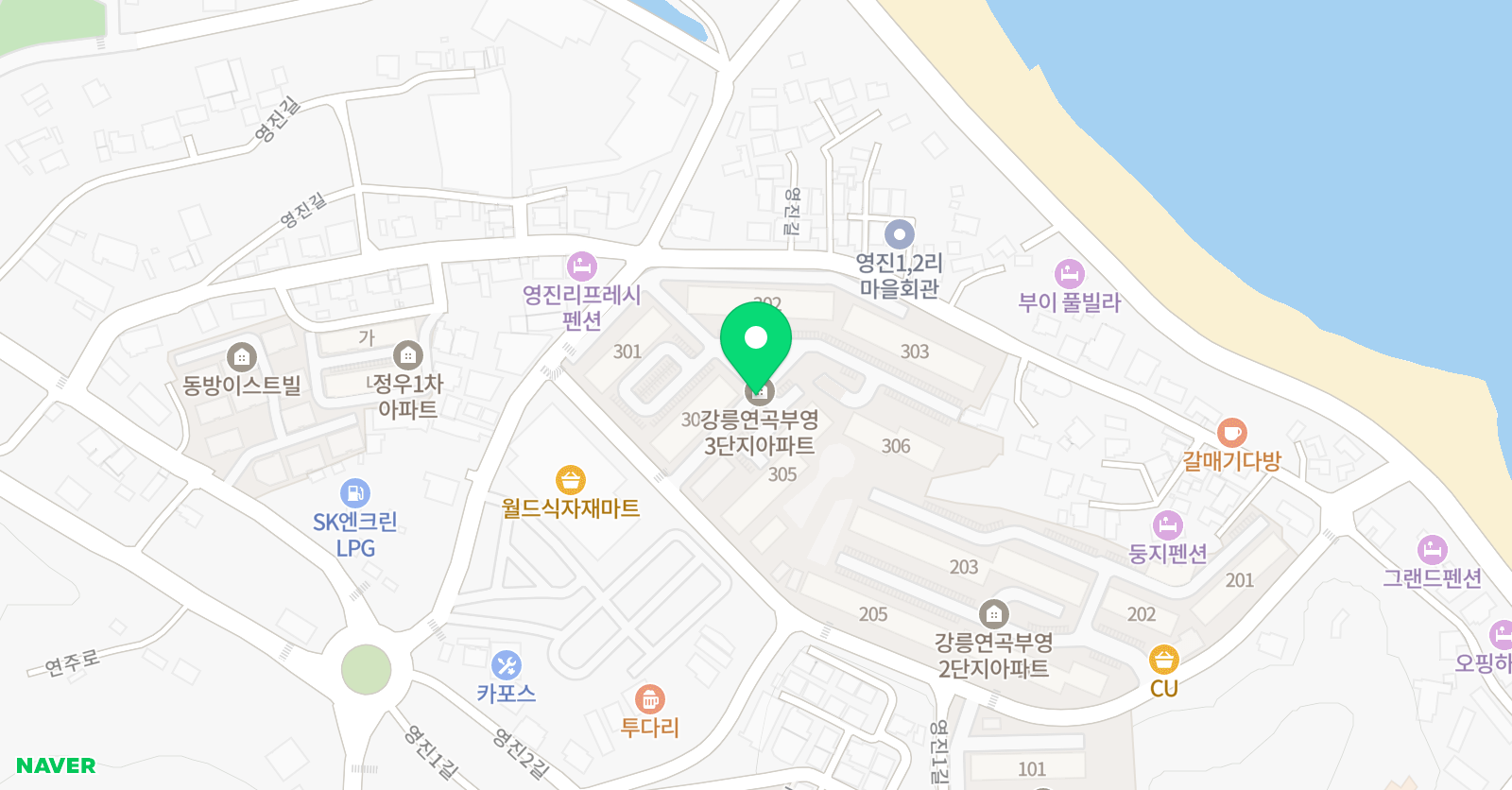 소리나무 음악학원 위치