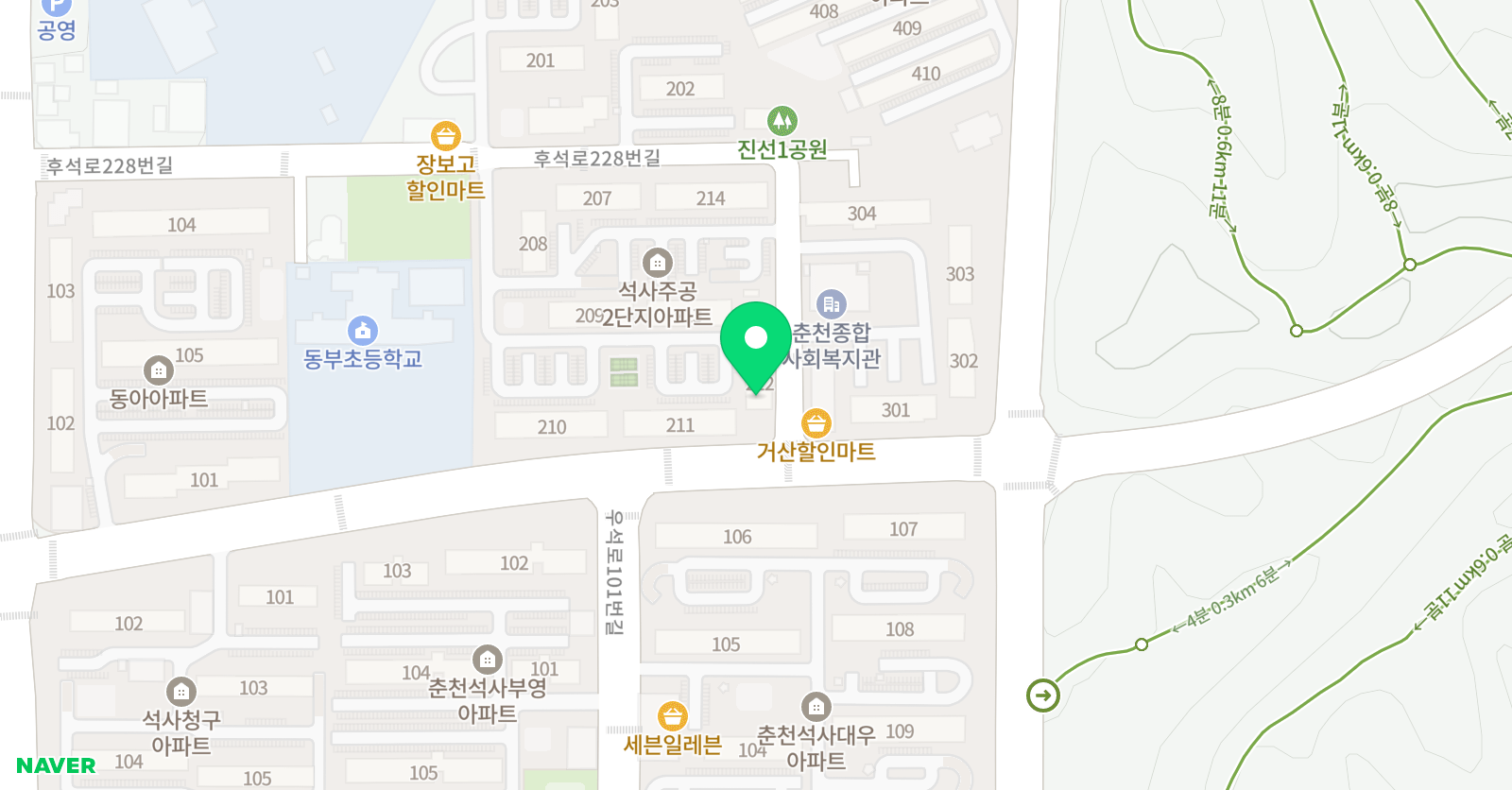 이쌤 푸르넷 위치
