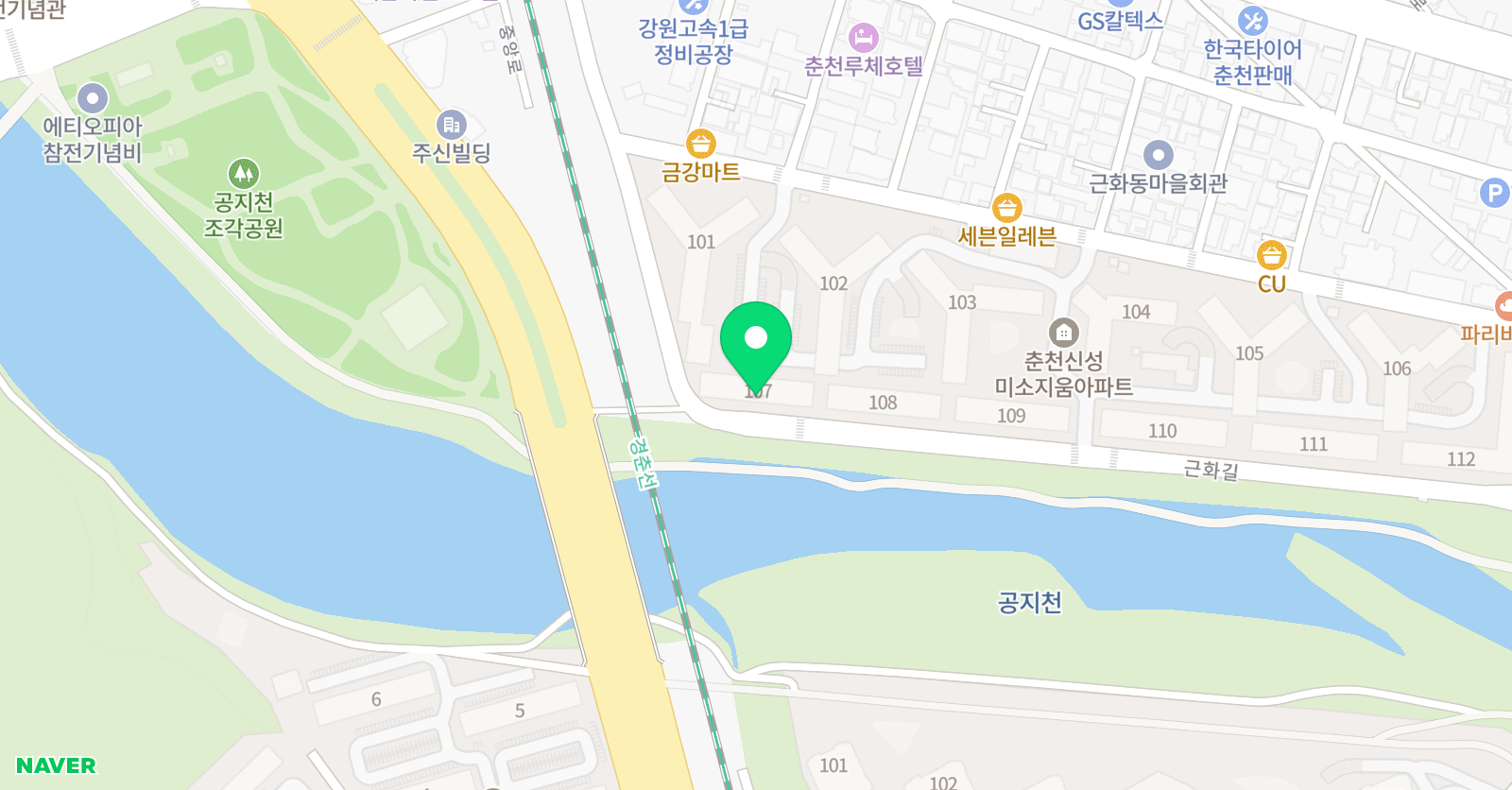 요리수연산 근화미소지움교육원 위치