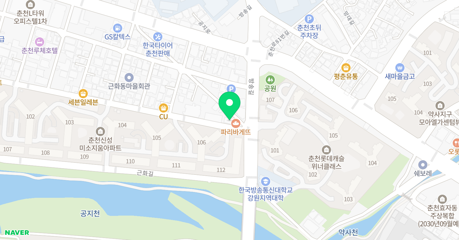 아첼 음악학원 위치