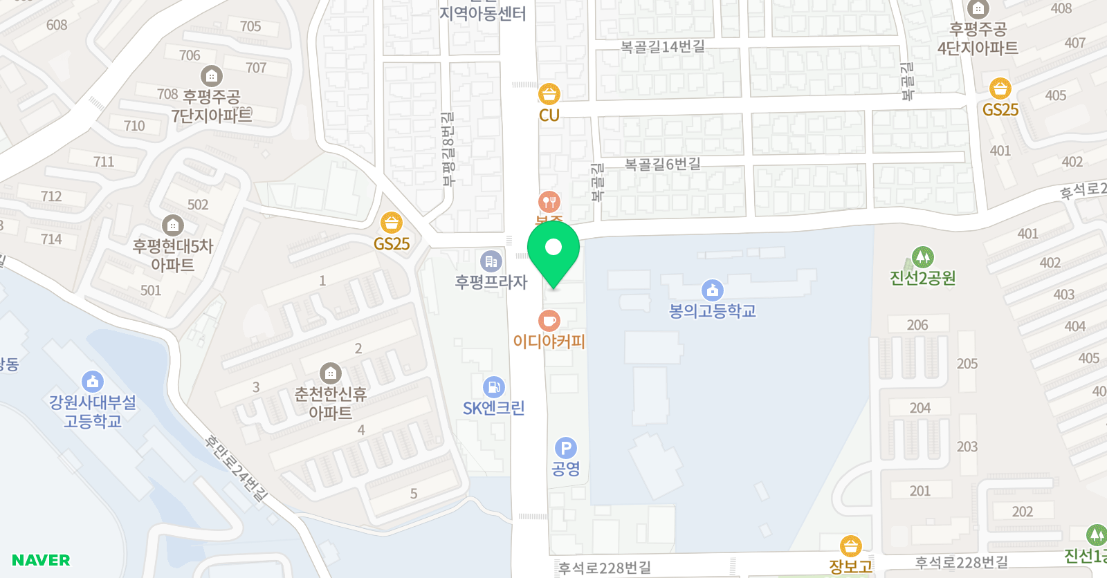에이스 외국어학원 위치