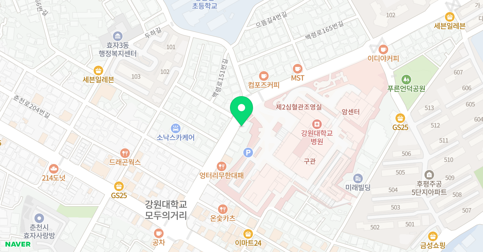 뮤엠 영어학원 위치