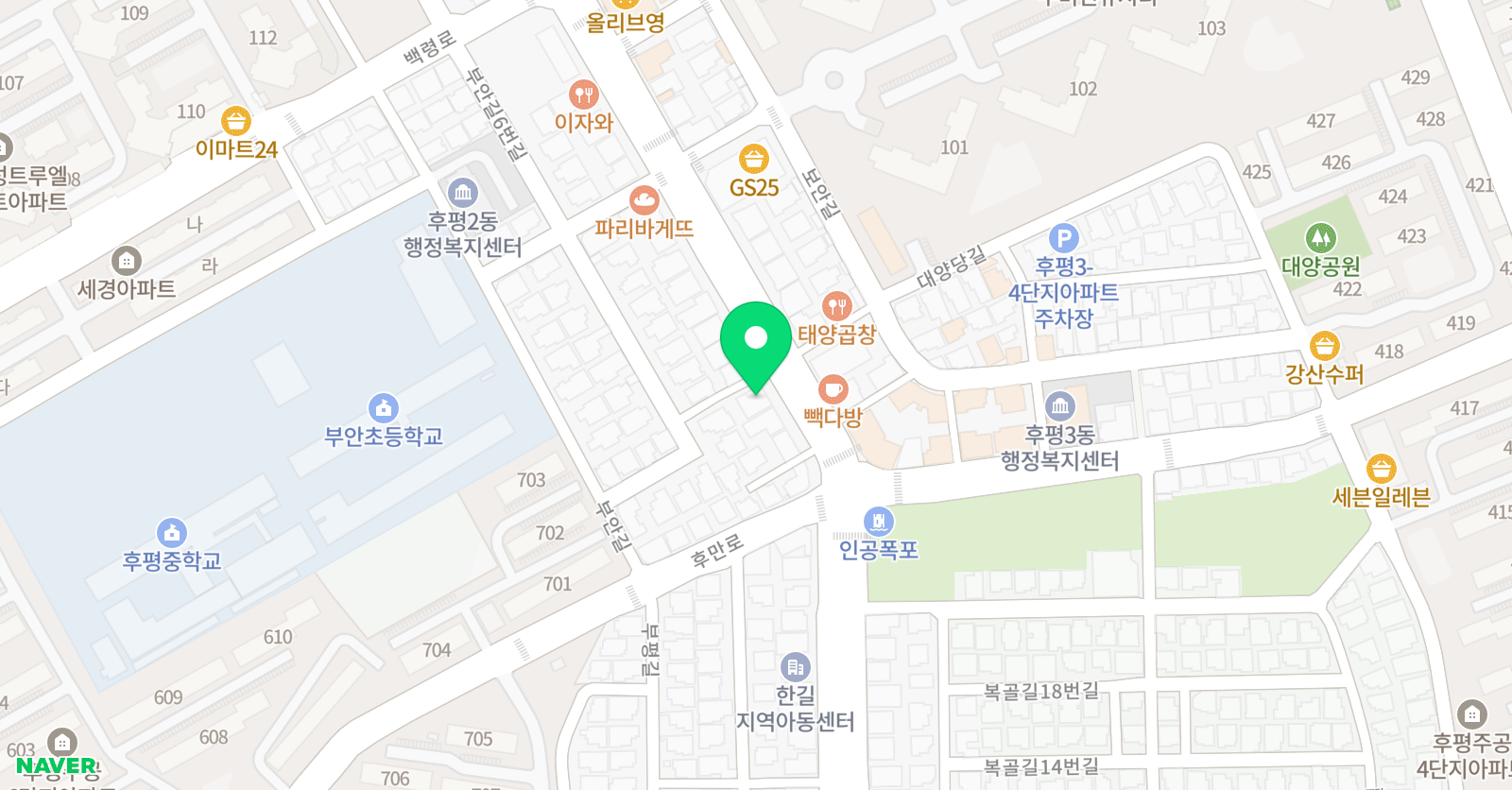 칸타빌레 음악학원 위치
