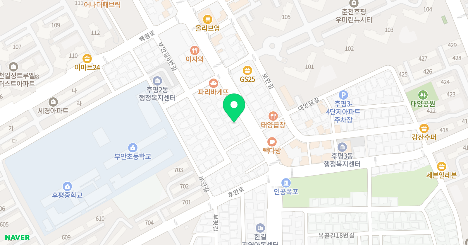 디에프댄스스튜디오학원 위치