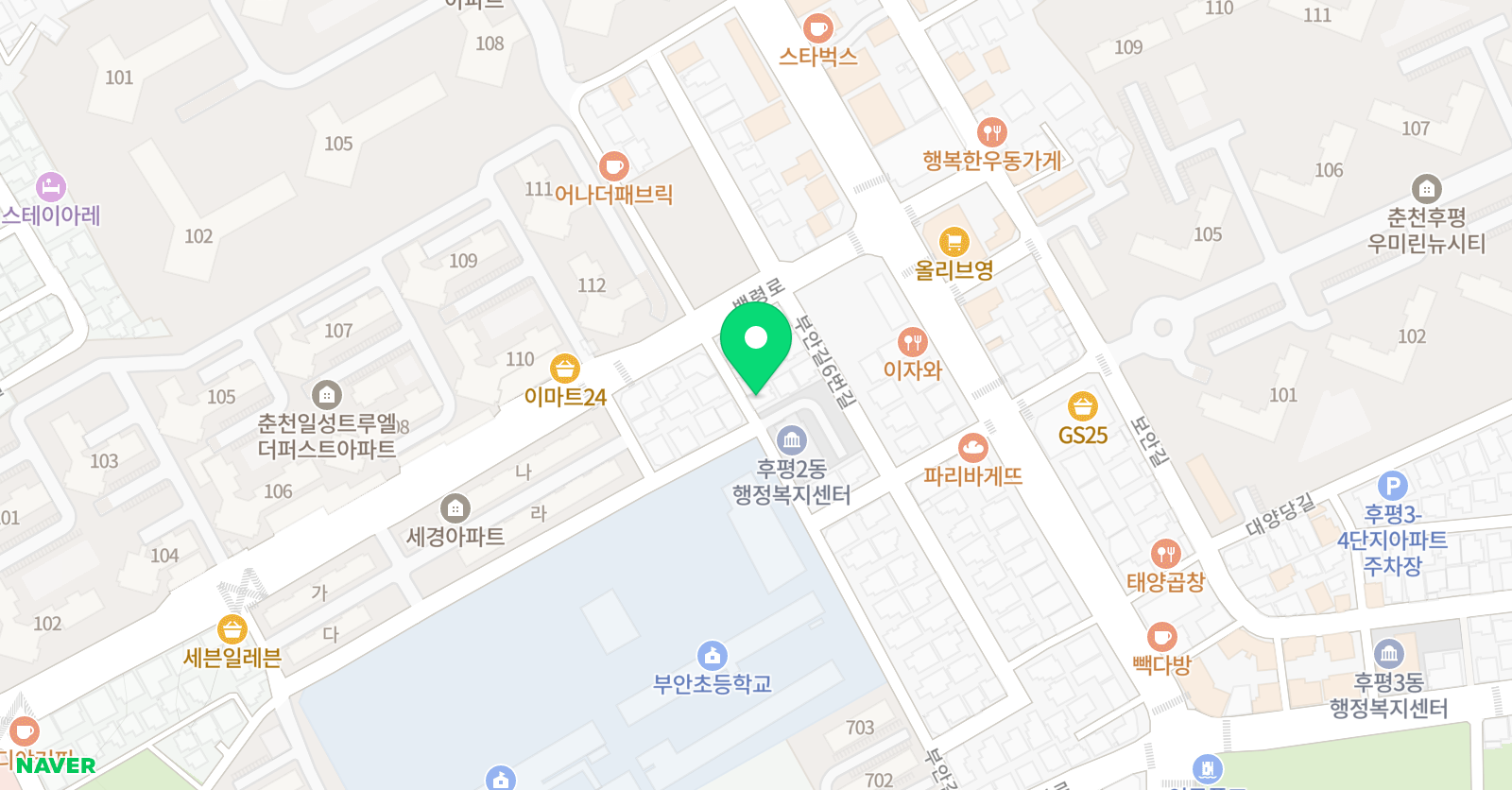 미래 학원 위치