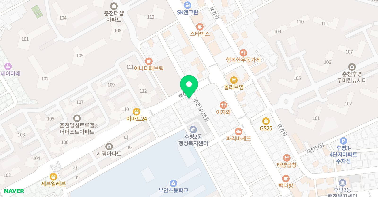 크러쉬 킥복싱 위치