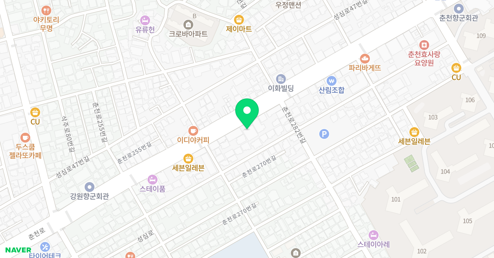 미래의리더 효 태권도 학원 위치