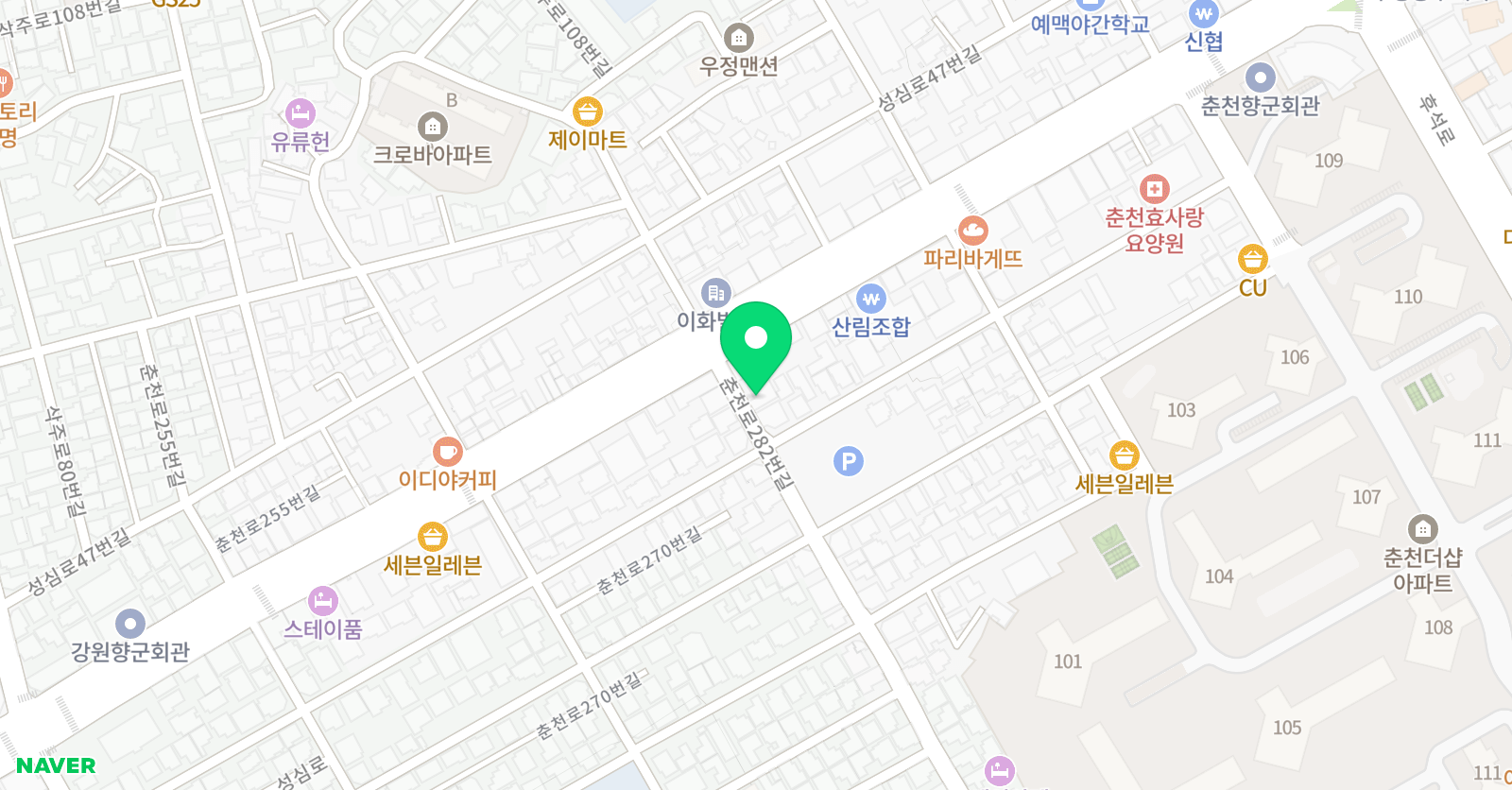 윤 수학학원 위치