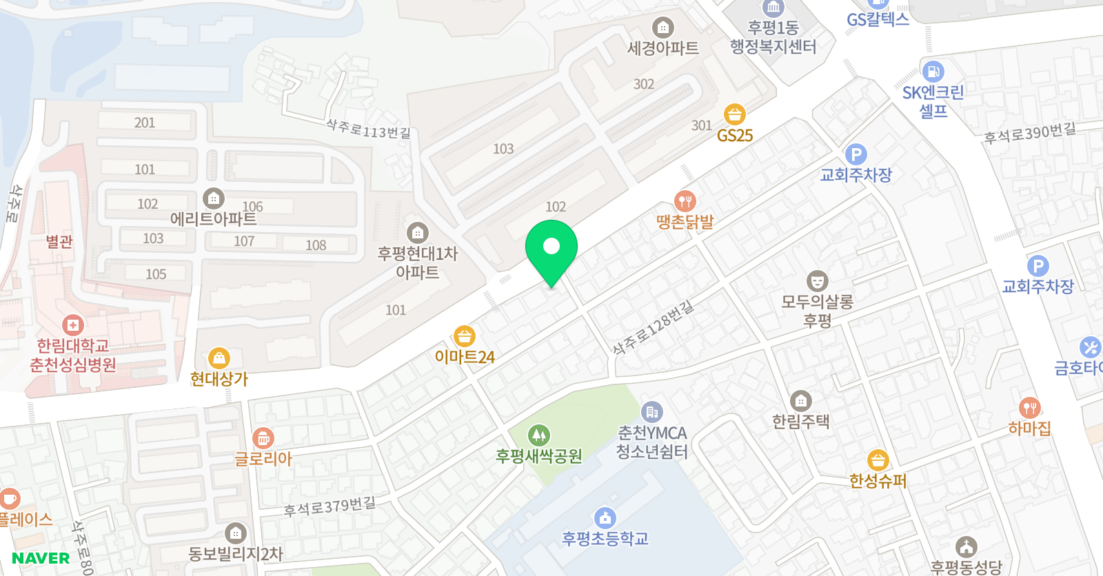지혜로운 영어 학원 위치