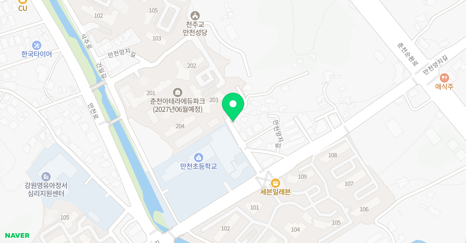 매쓰캔플러스 수학교습소 만천 위치
