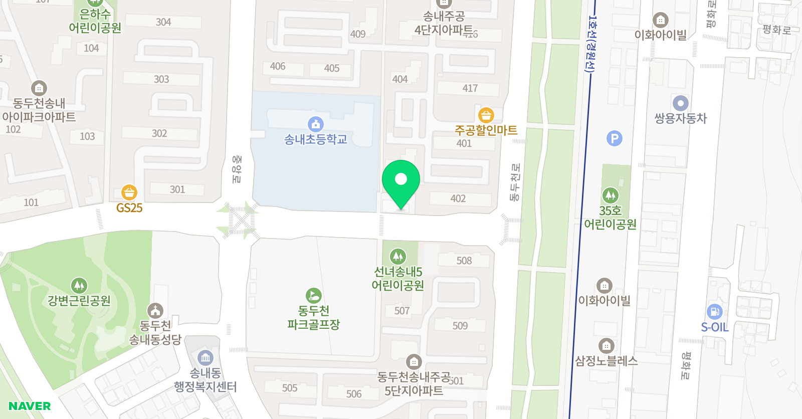 선진 보습학원 위치