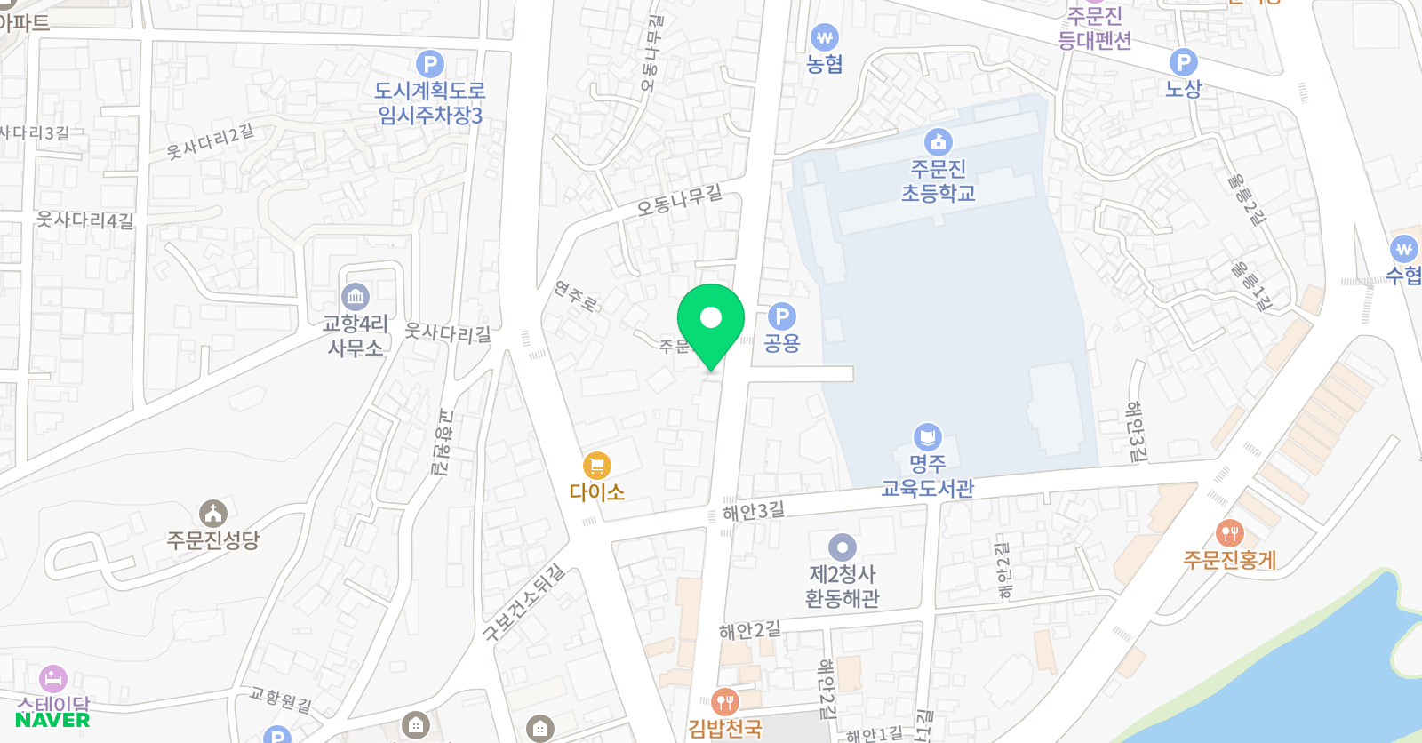 은빛 입시학원 위치