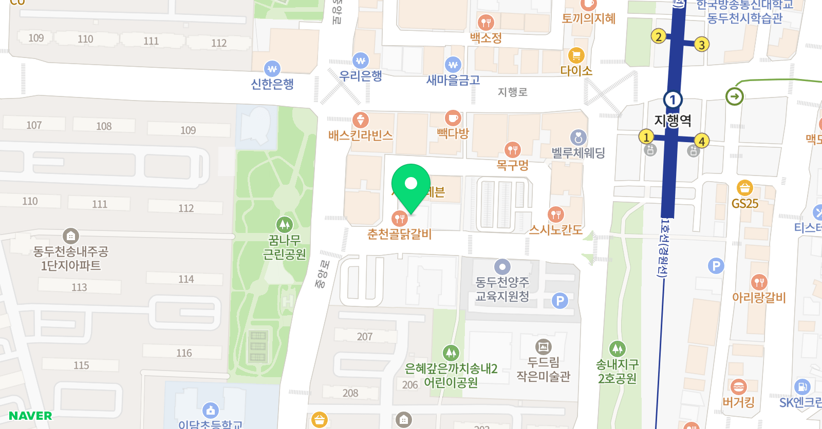 비트탑 댄스학원 위치
