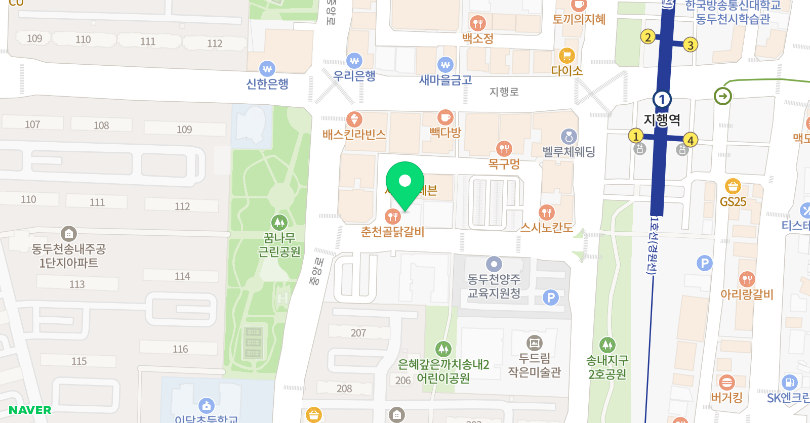 미래인재 학원 프리미엄관 위치