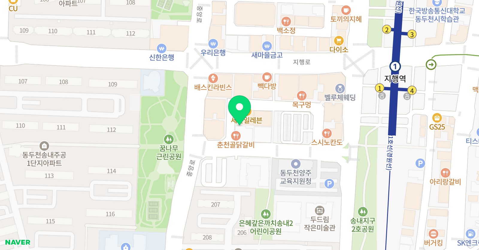 이화뮤직 음악학원 이화아트 미술학원 위치