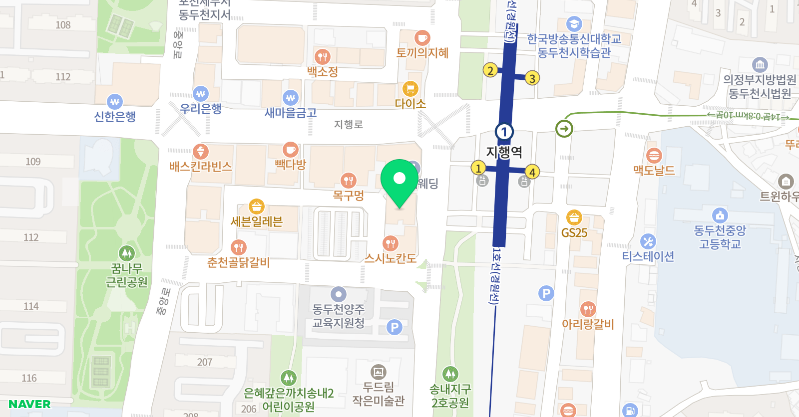 보체 실용음악학원 위치