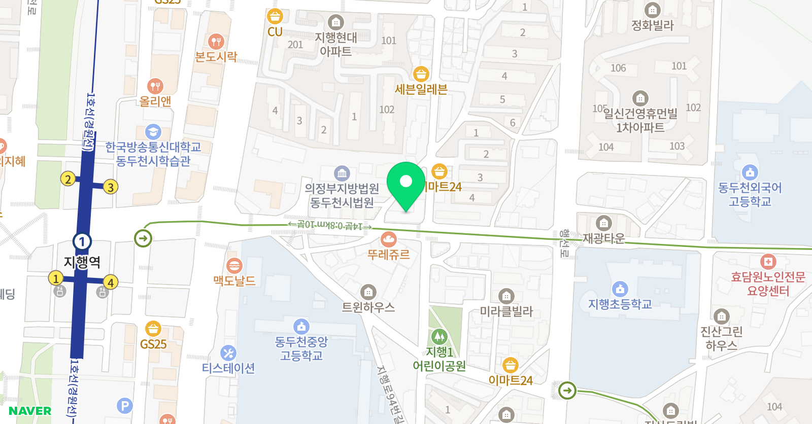 리치잉글리쉬 어학원 위치