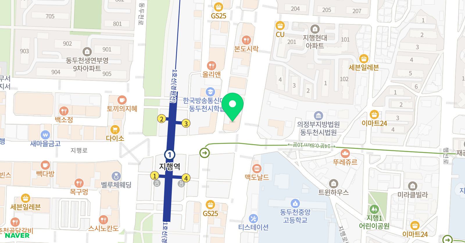 더하이 영어학원 위치