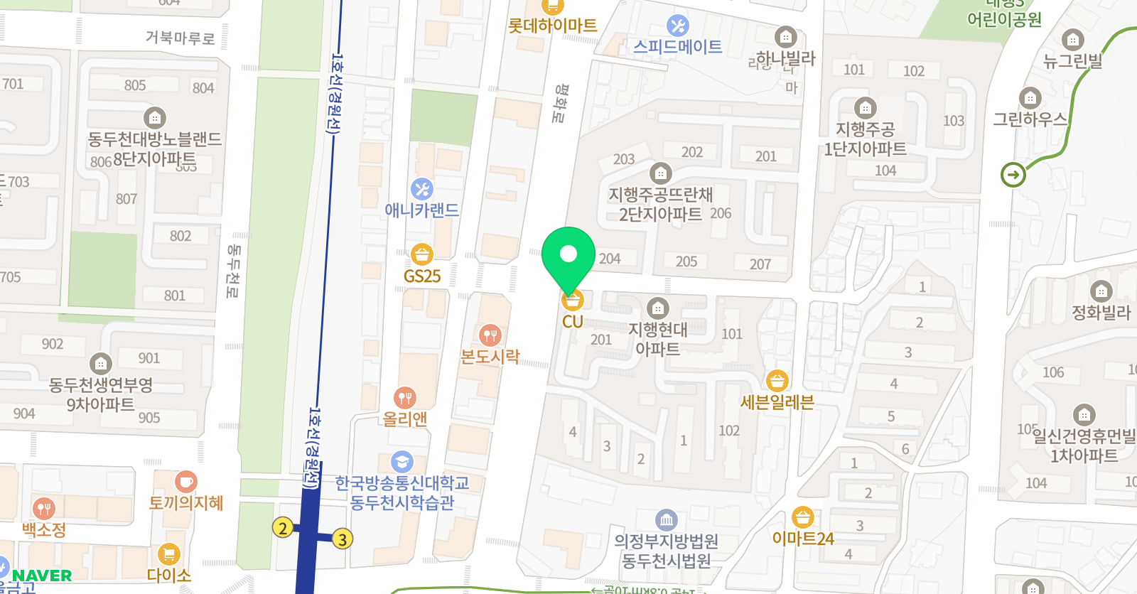 숨피아노학원 위치