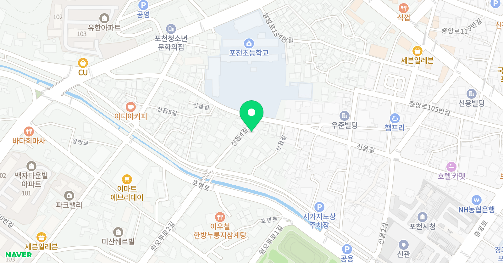 은파 피아노음학학원 위치