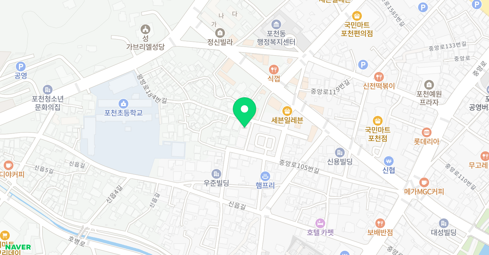 포천 유소년스포츠클럽 위치