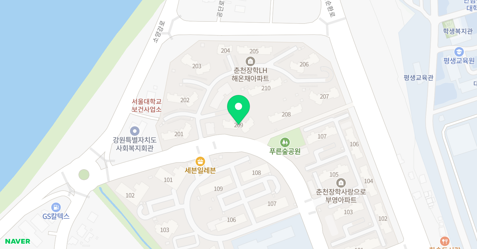 3030 영어with더쎈 수학 장학학원 위치