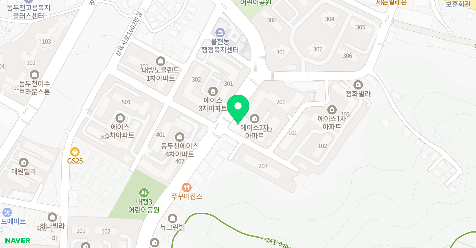 MTA 태권도 동두천생연점 위치