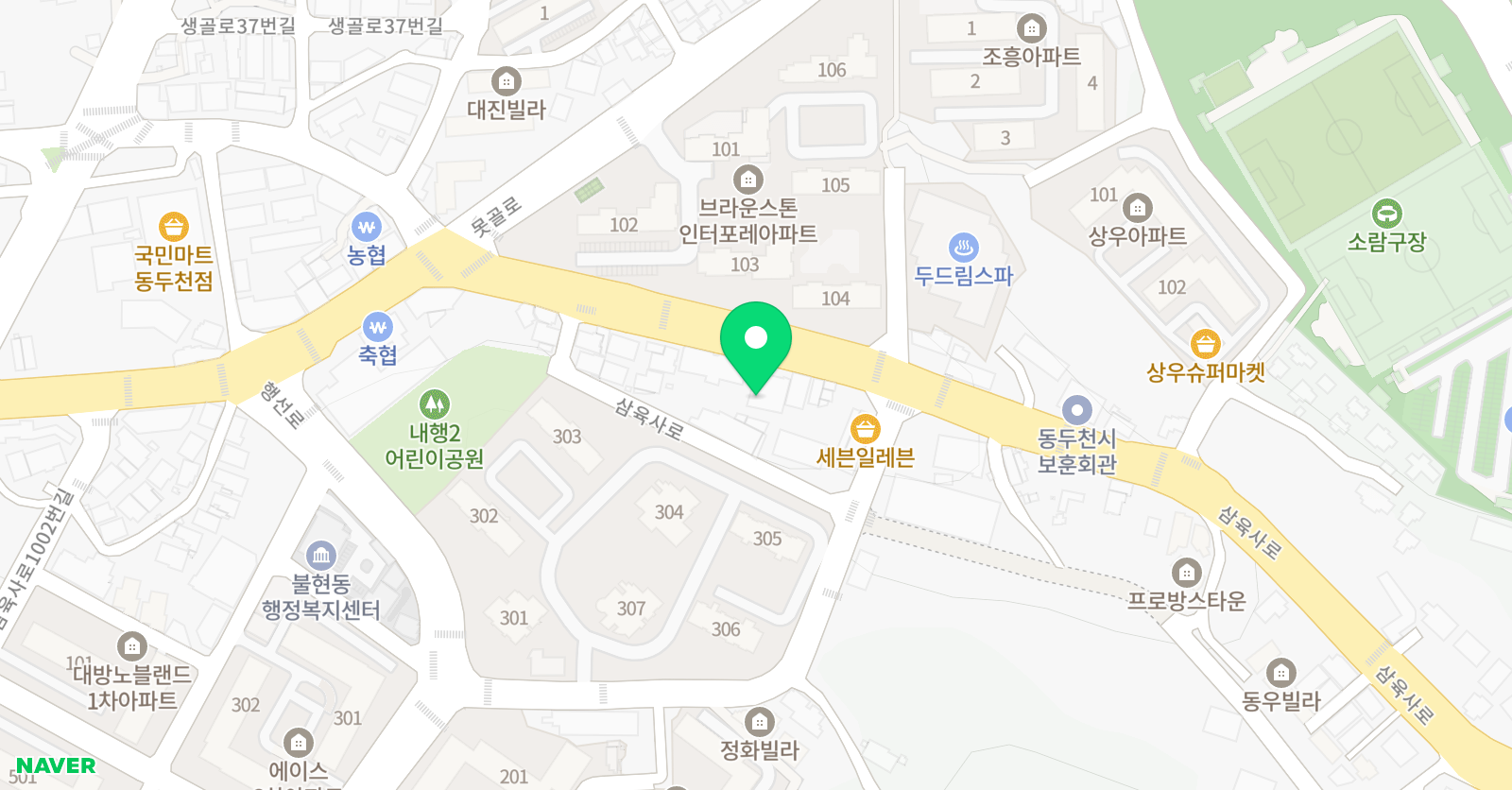 이담 태권도 위치