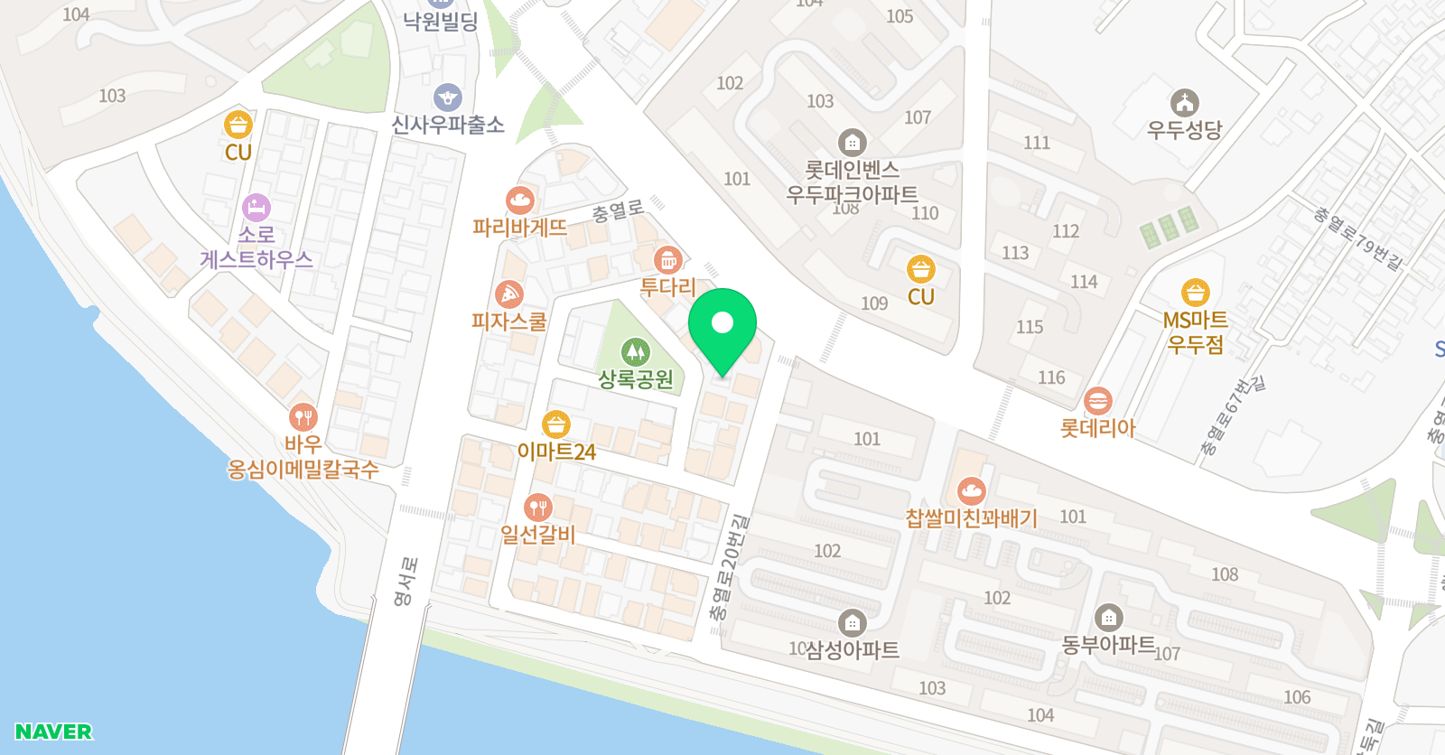 쁘띠루브르 위치