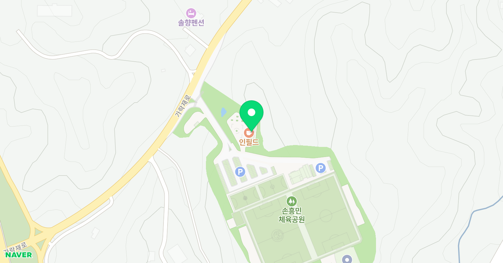 SON 축구아카데미 위치