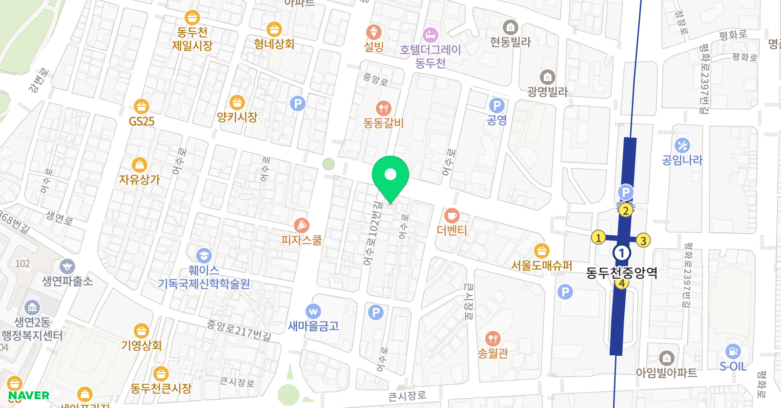 박채원 무용학원 위치