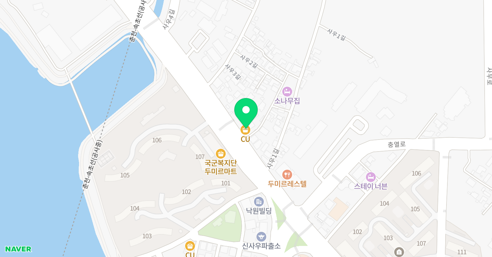 대원생각하는 수학학원 위치