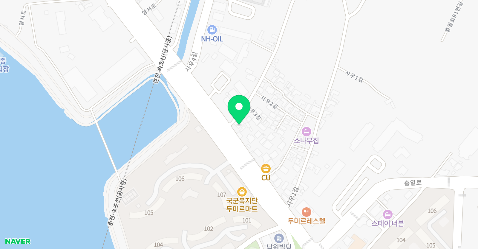 누리마루 태권도 위치