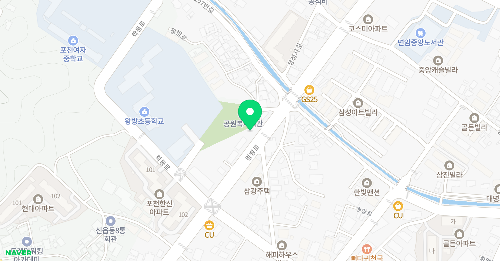 굿모닝 수학학원 위치