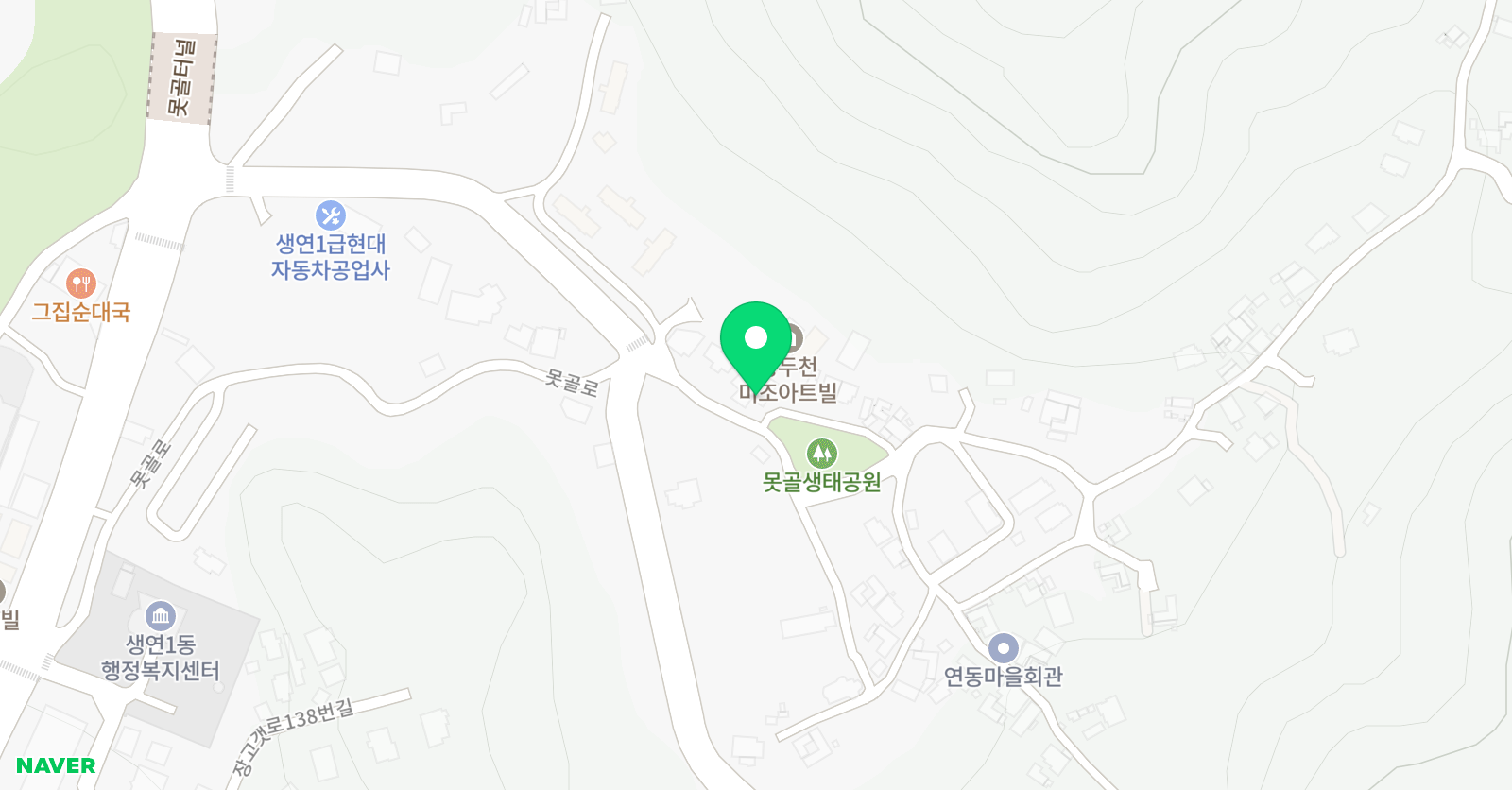 레벨업주니어 스포츠센터 위치