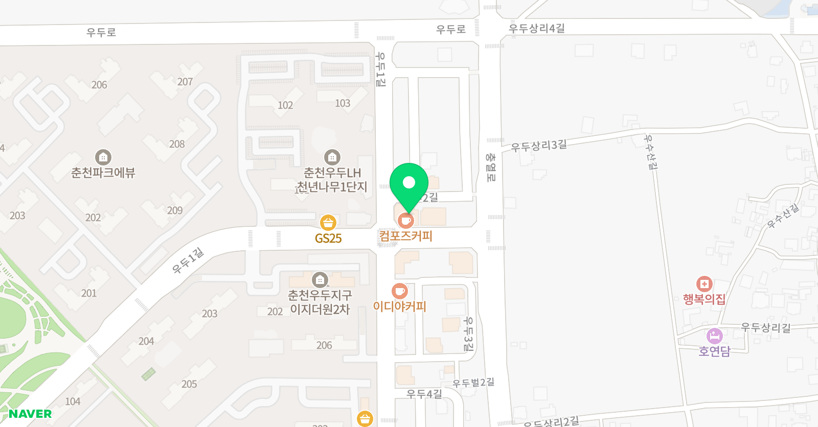 라온페테 음악학원 위치
