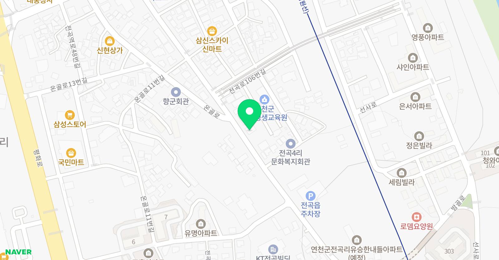 삼성 영어셀레나 미래엔 수학 전곡학원 위치
