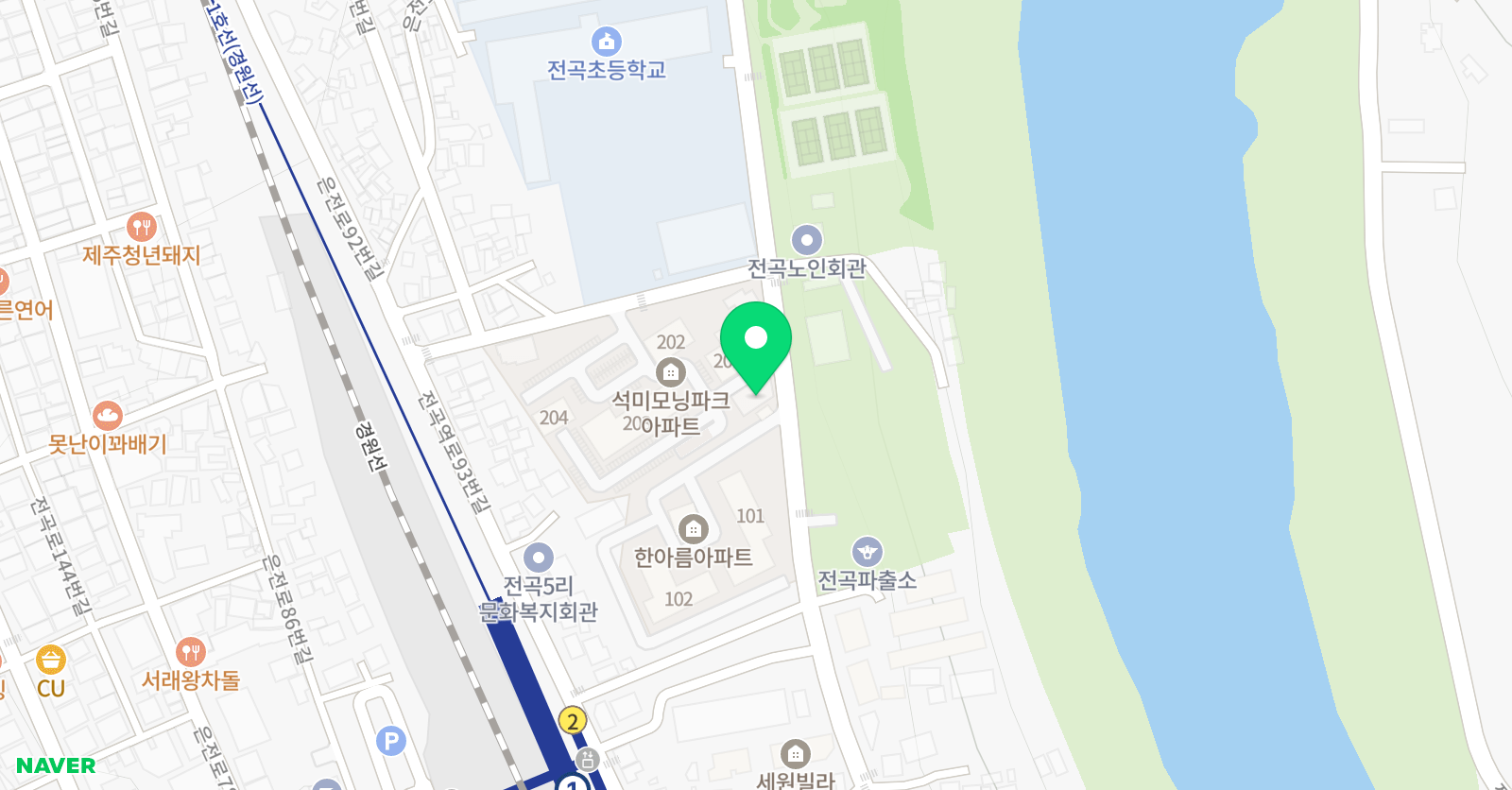 동아스쿨 학원 위치