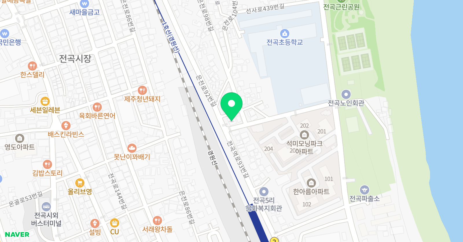 빨간펜 수학의달인 연천전곡점 위치