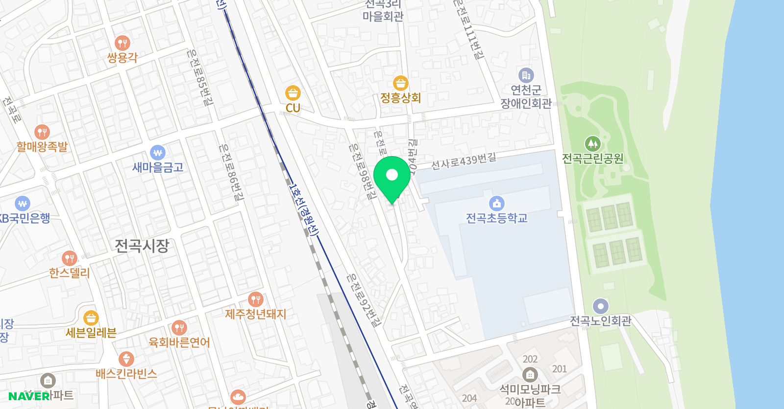 3030영어&리드인 독서논술 연천전곡러닝센터 위치
