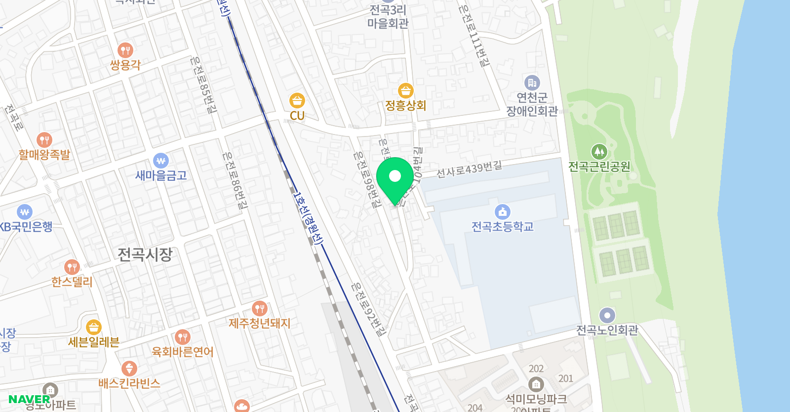 리드인 독서논술교실 전곡교실 위치