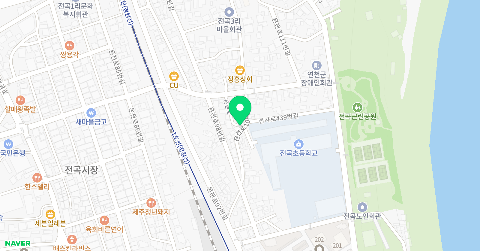 하늘 이미술학원 위치