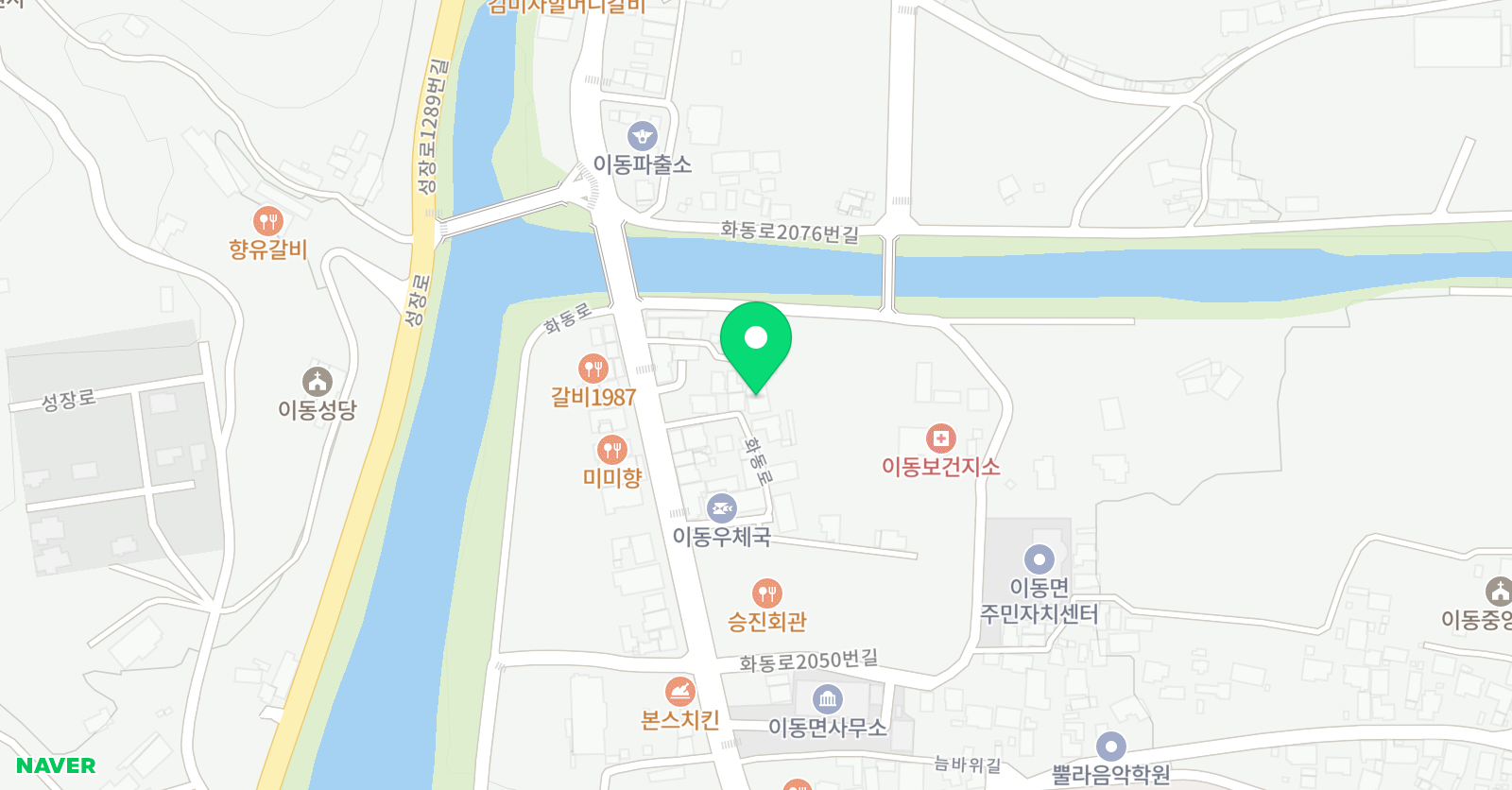 이동피아노학원 위치