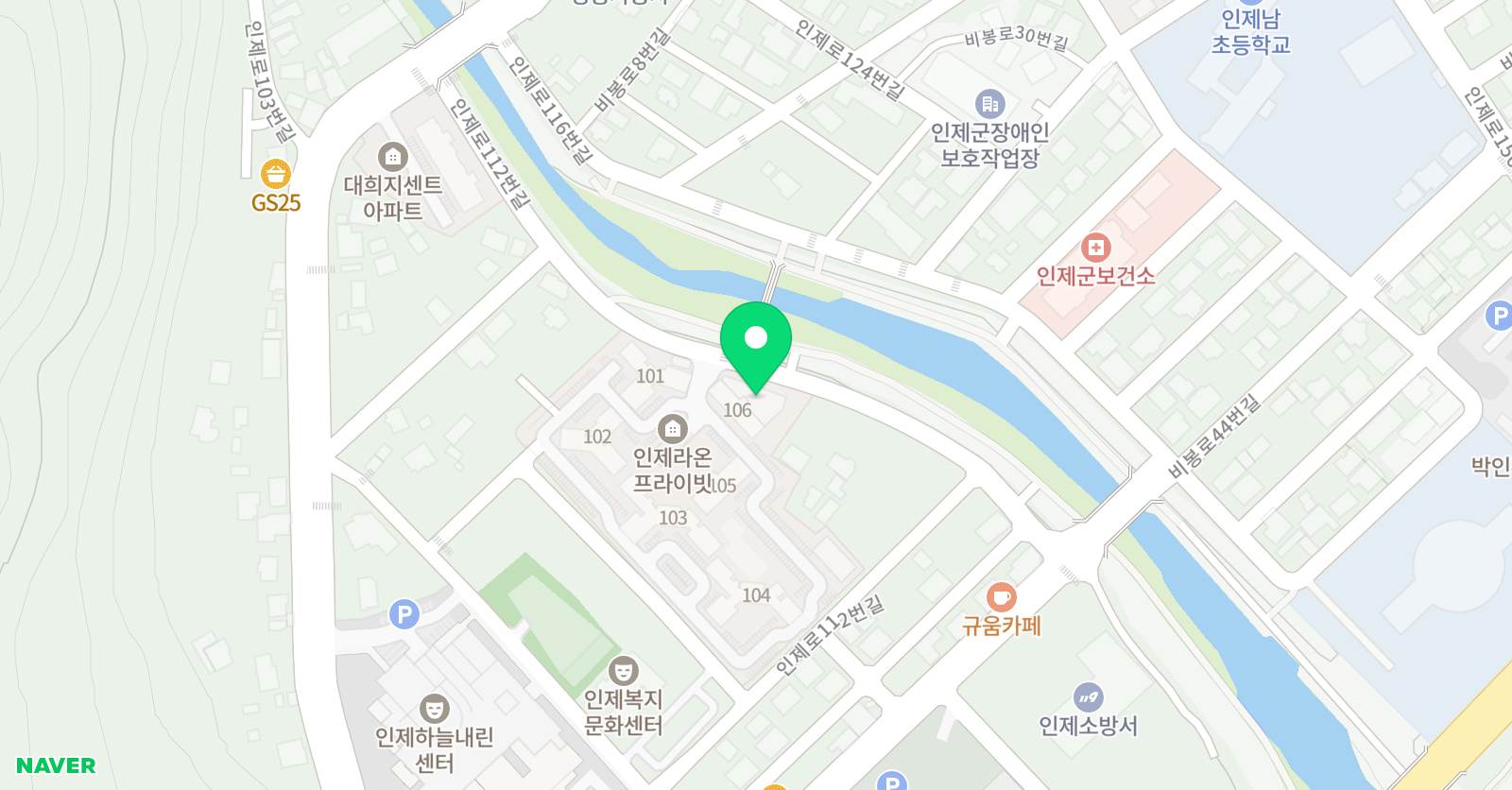 라온 음악교습소 위치