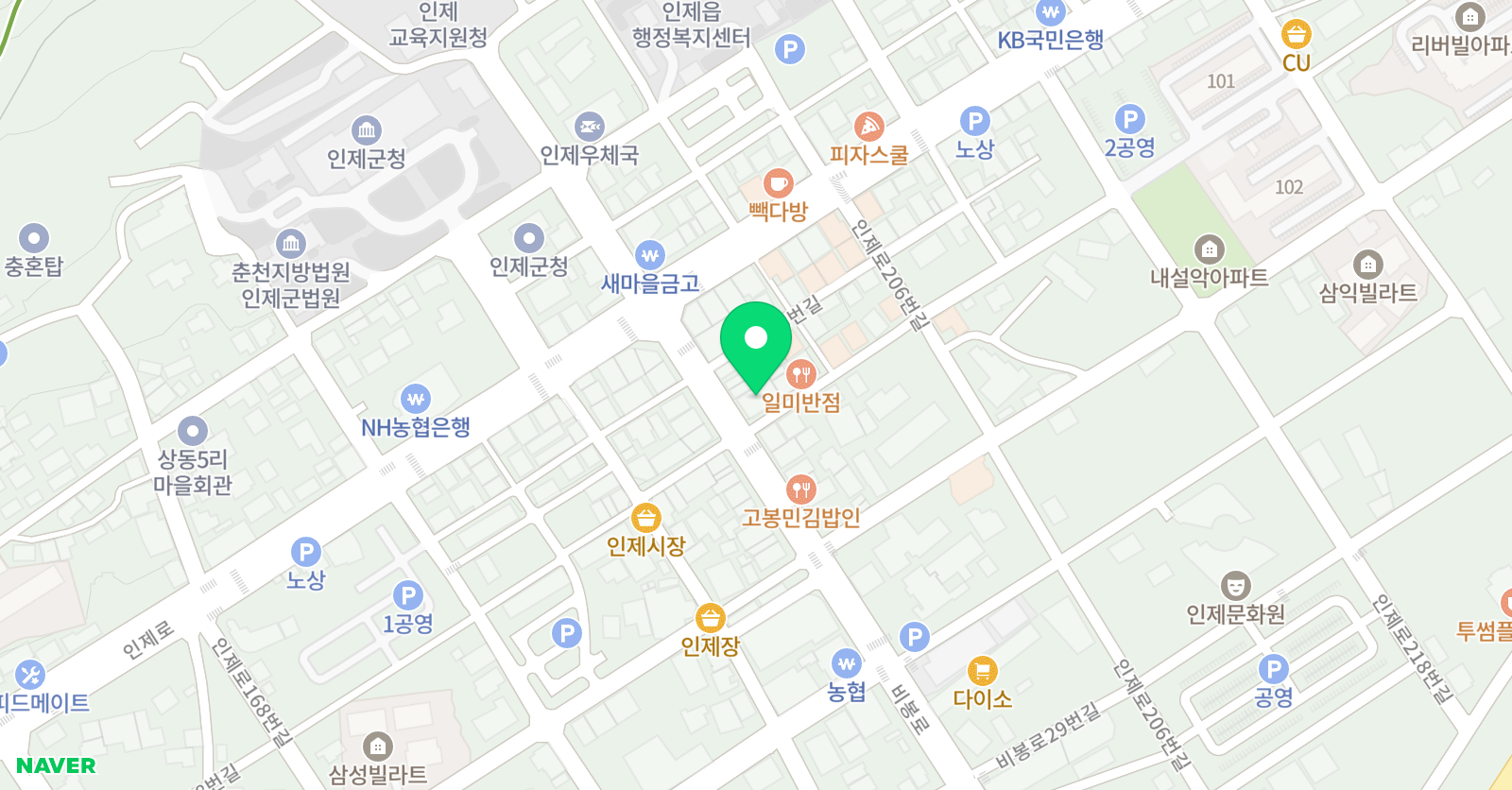 본뮤직 위치