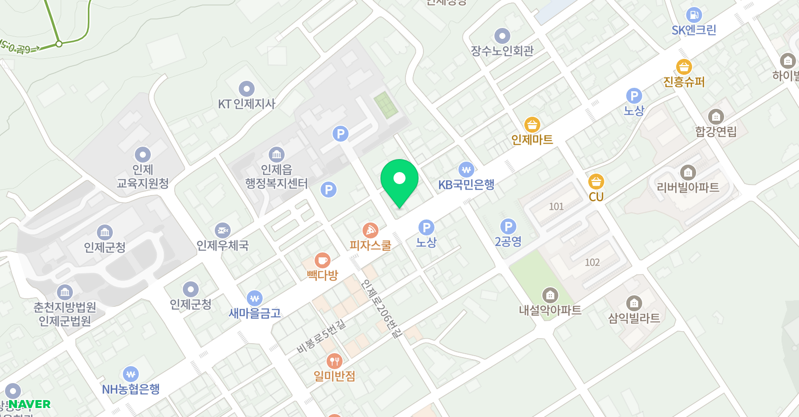 파워 댄스아카데미 위치
